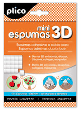 MINI ESPUMAS 3D ADHESIVAS DOBLE CARA | 1 UNIDADES | (PLICO)